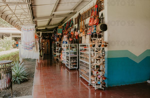 Masaya craft market. Colorful souvenir craft market in Masaya Nicaragua