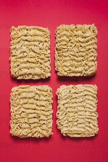 Four blocks instant noodle