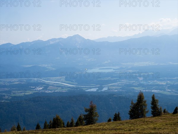 View from the Gerlitzen Alpe into the Drau Valley