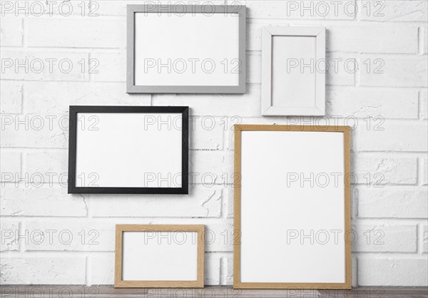 Blank frames wall