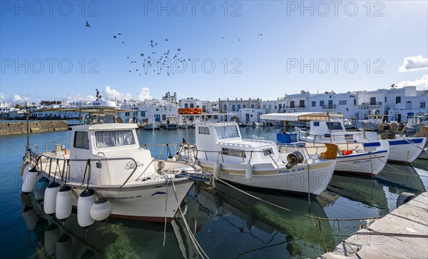 Fishing boats in Naoussa harbour