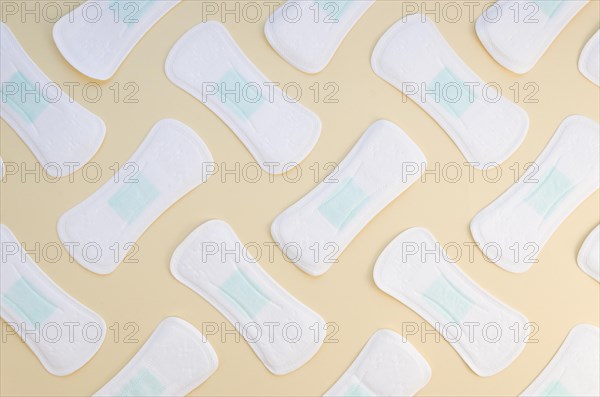 Top view arrangement pads background