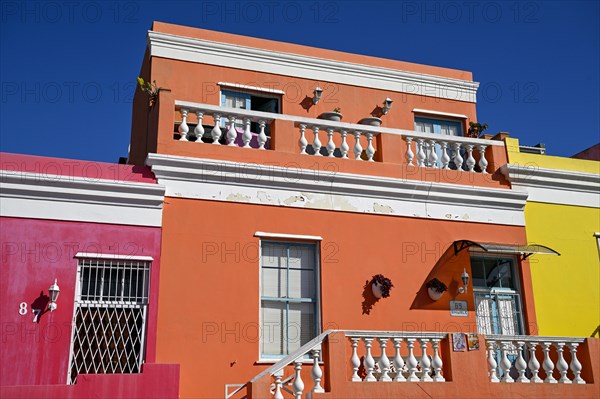 Colourful house facade in De Waal Street