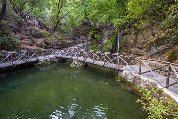 Small waterfall in the valley of the butterflies