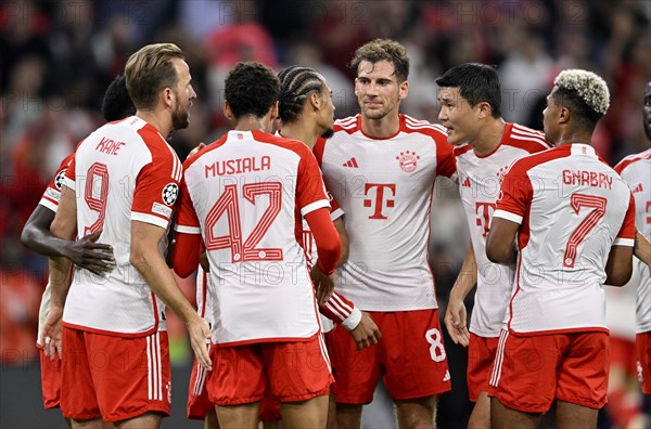 Goal celebrations Leroy Sane FC Bayern Muenchen FCB