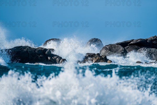 Storm-tossed sea