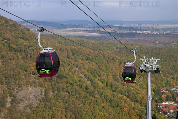 Cable car from Thale to the Hexentanzplatz