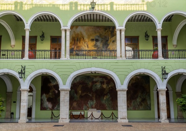 Courtyard interior of Governor's Palace government building