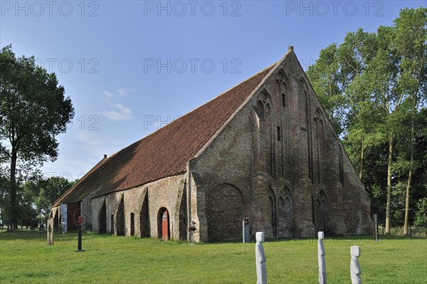 Ter Doest barn of the Cistercian abbey farm
