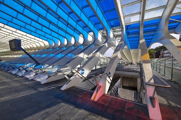 Screen at Liege-Guillemins station