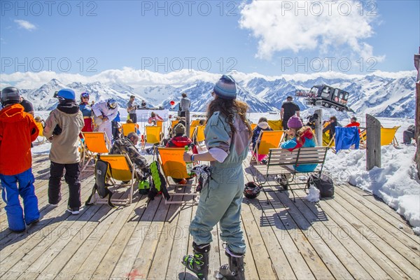 DJ and deckchairs