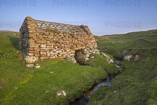 One of three ancient horizontal watermills