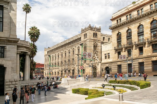 Palacio de Correos de Mexico Post Office building left