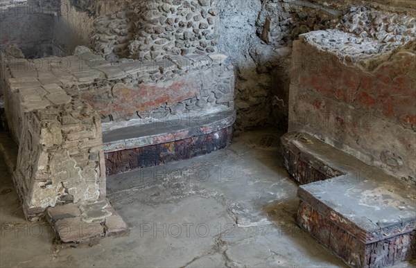 Bas relief carvings in House of the Eagle