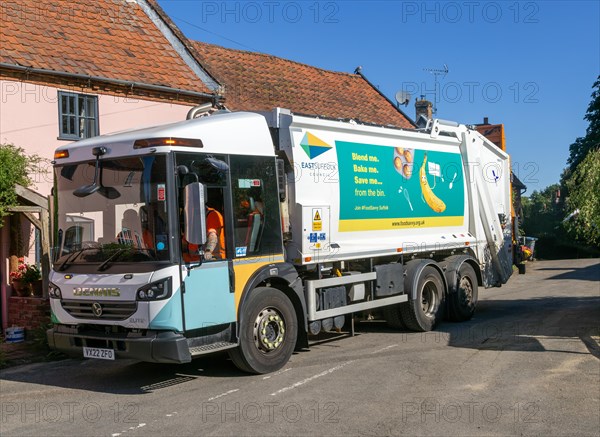 East Suffolk Council waste collection vehicle