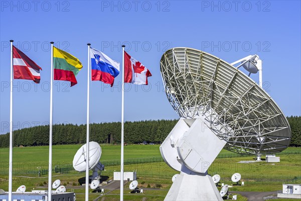 Galileo antennas at the Redu Station