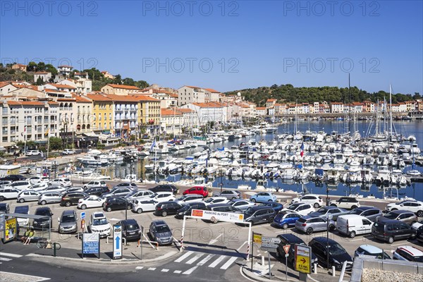 Pleasure boats in marina