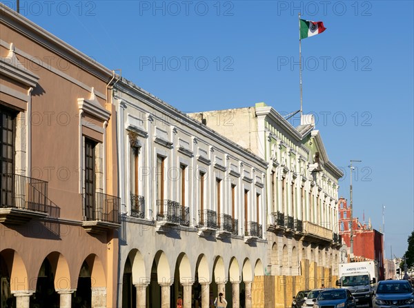 Mexican flag flying