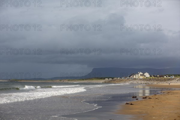 A view of Ben Bulben on a lovely afternoon at the seaside along the Wild Atlantic way. Strandhill
