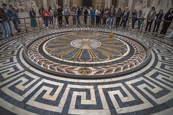 The Foucault Pendulum in the interior of the Pantheon