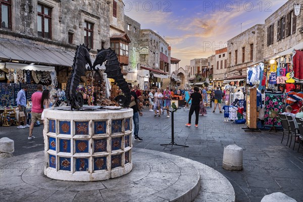 Seahorse Fountain at Platia Martyron Everon