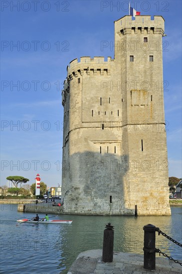 The medieval tower tour Saint-Nicolas in the old harbour