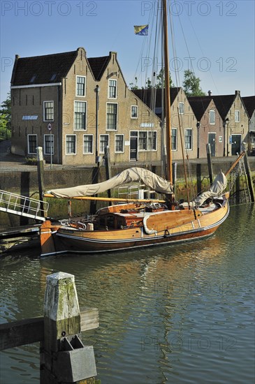 The wooden sailing boat Geertrui