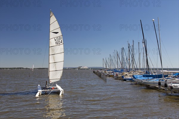 Sailing boats at Lake Steinhude