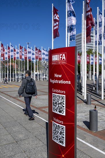 Flagpoles with IFA flags