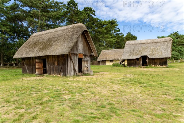 Wood and thatch buildings at West Stow
