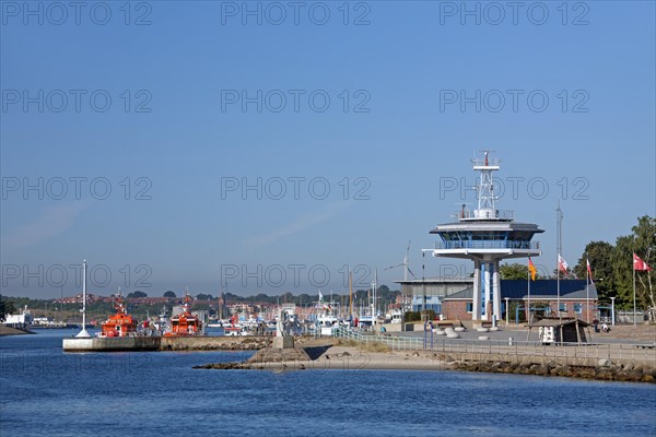 Travemuende harbour in the Hanseatic City of Luebeck