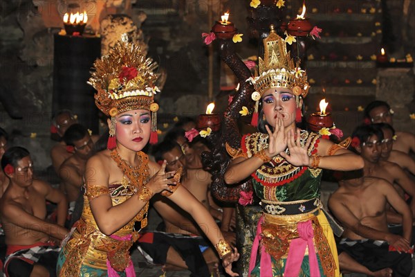 Gorgeous dancers at Kecak Dance