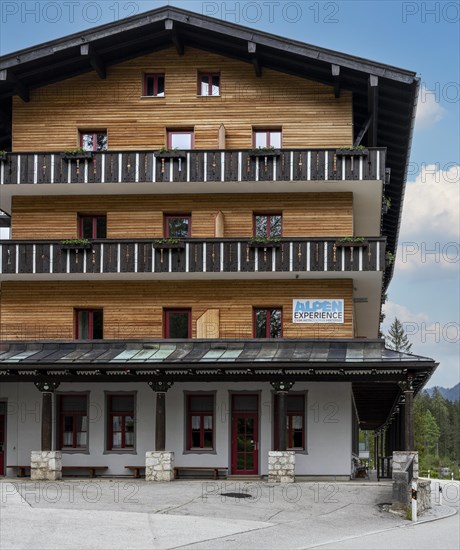 The building of the YMCA Active Centre at Hintersee