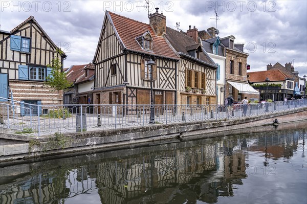 Half-timbered houses in the St-Leu quarter