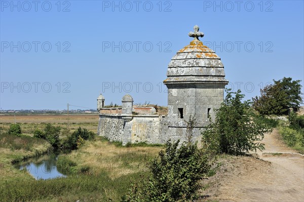 Turret on rampart of the citadel at Brouage