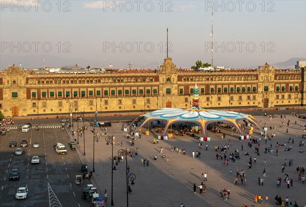 People in the main square Zocalo