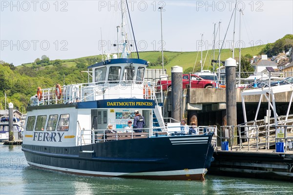 Dartmouth Princess foot passenger ferry boat at Kingswear