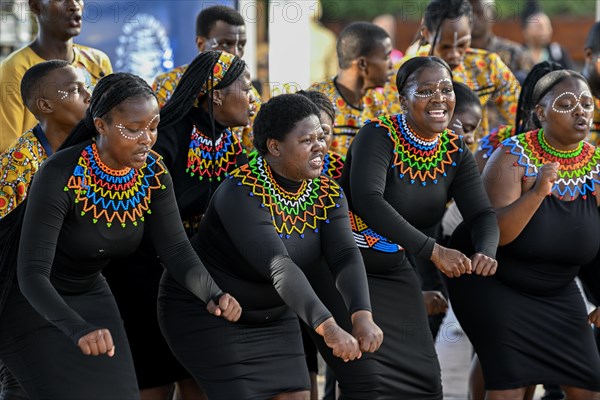 Dance group at the Victoria and Alfred Waterfront