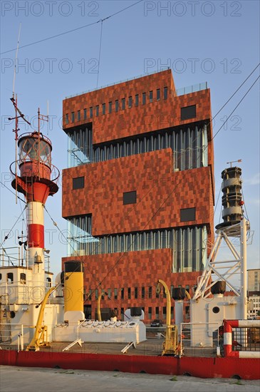 The lightship Westhinder and the museum MAS