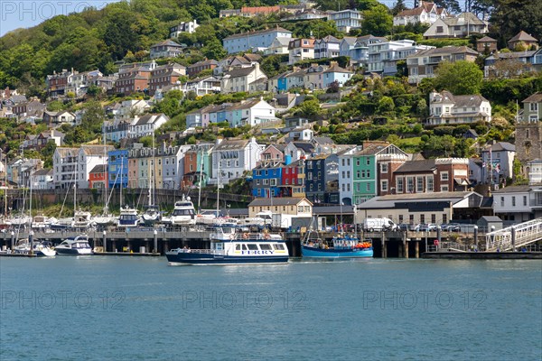 Foot pasenger ferry crossing River Dart from Kingswear to Dartmouth