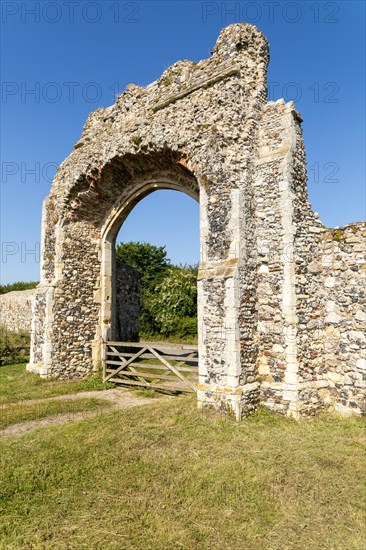 Ruins of gatehouse of Greyfriars Friary