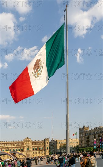 Afternoon flag lowering ceremony