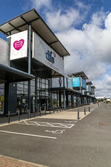Dfs sofa experts Furniture Village and other shops stores at Futura Park retail park