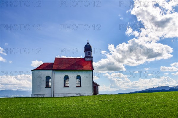 The Chapel of Saint Michael in Kienberg near Bernbeuern in the district of Weilheim-Schongau in Upper Bavaria