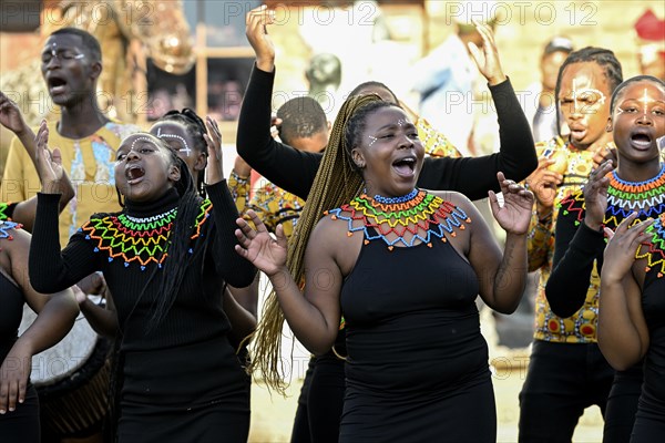 Dance group at the Victoria and Alfred Waterfront