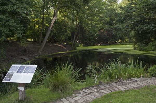 Pond made by mine crater at the Hooge Crater