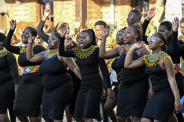 Dance group at the Victoria and Alfred Waterfront