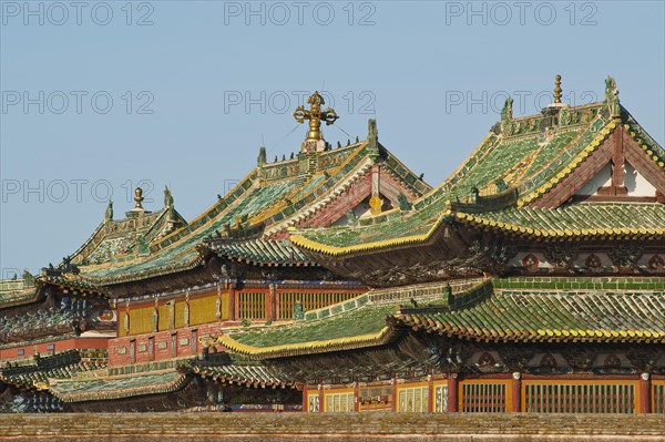 Temple in the interior of the Erdene Zuu Khiid Monastery