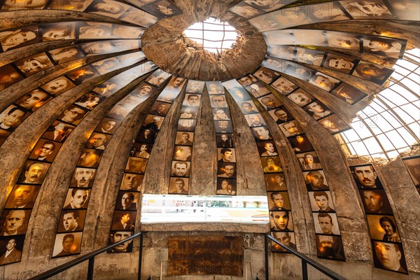 Interior of the war bunker museum near Skanderbeg Square in Tirana. Albania