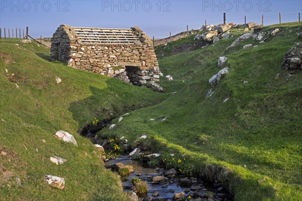 One of three ancient horizontal watermills